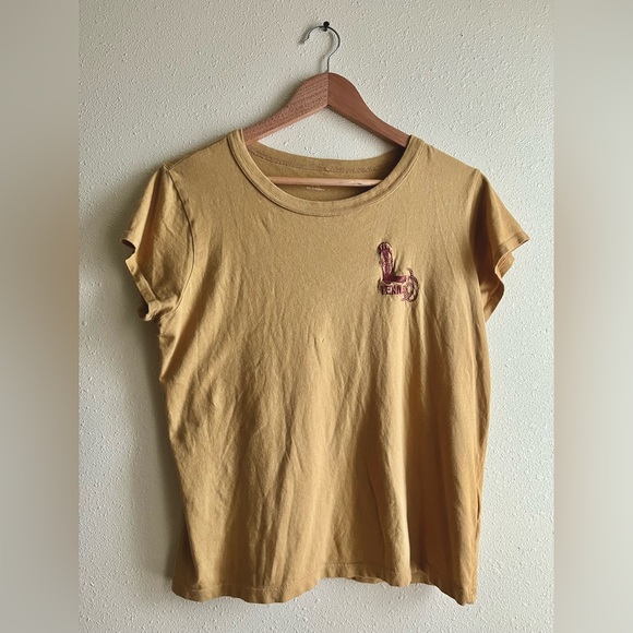 Madewell Tops - SOLD Madewell embroidered Texas design soft shirt